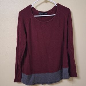 Burgundy Long Sleeve